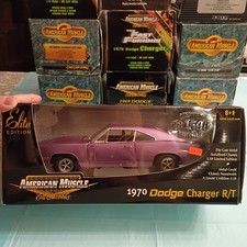 ERTL AMERICAN MUSCLE ELITE 1:18 SCALE 1970 DODGE CHARGER R/T -PURPLE-  1 OF 2500