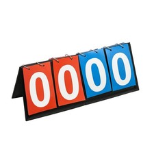 Table Top Scoreboard, Score Keeper Flipper Scoreboard for Basketball Tennis Badm