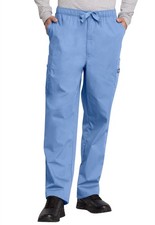 Cherokee Workwear Scrubs Men's Drawstring Cargo Pant Short 4000S CIEW Ciel