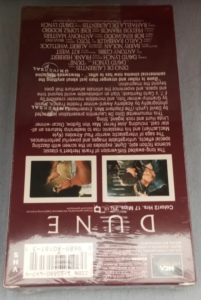 Dune (1984 Spielfilm) | VHS | MCA Home Video | David Lynch | NEU OVP - Bild 4 von 4