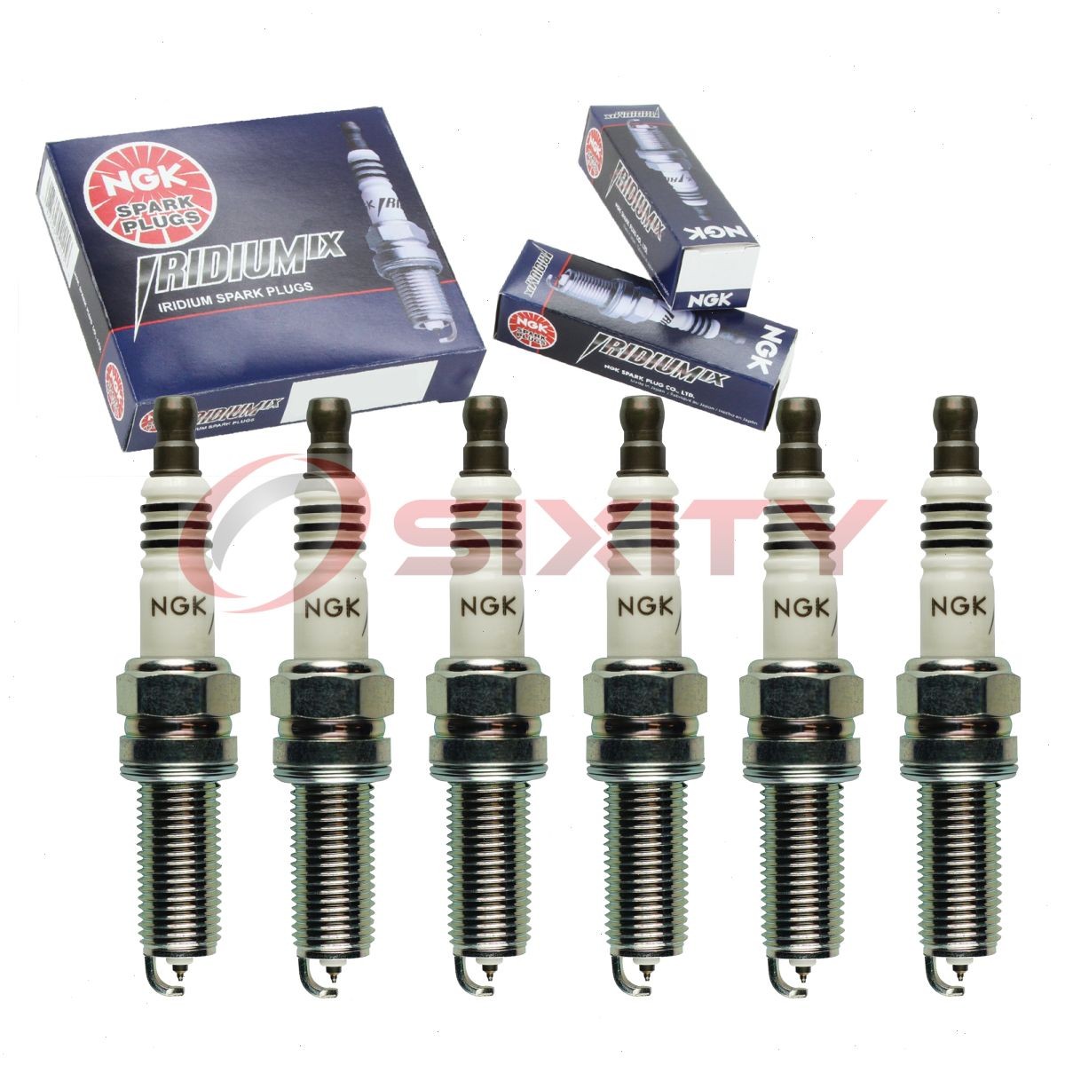 6 pcs NGK Iridium IX Spark Plugs for 2011-2015 Jeep Grand Cherokee 3.6L V6 - rg