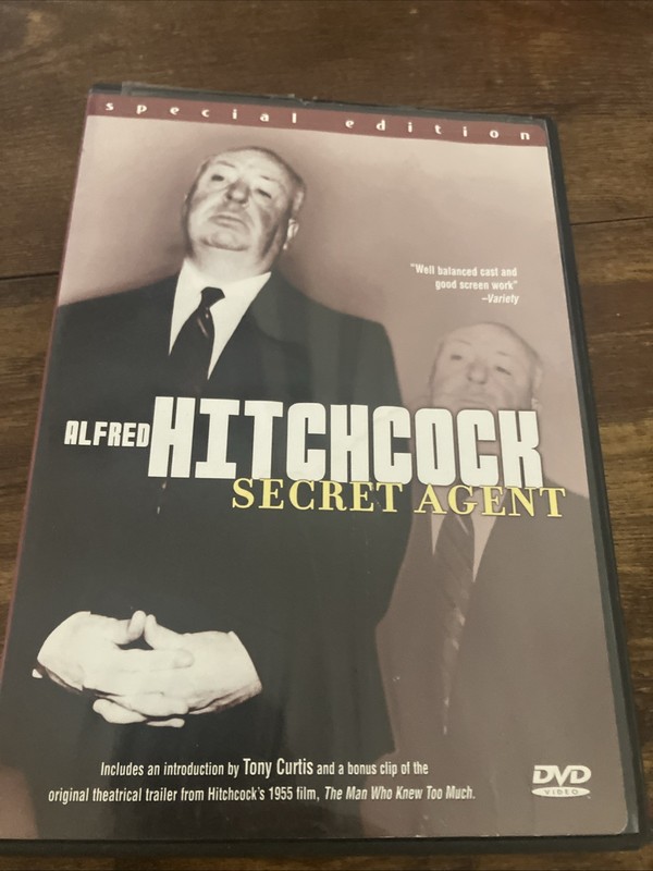 Alfred Hitchcock Secret Agent DVD