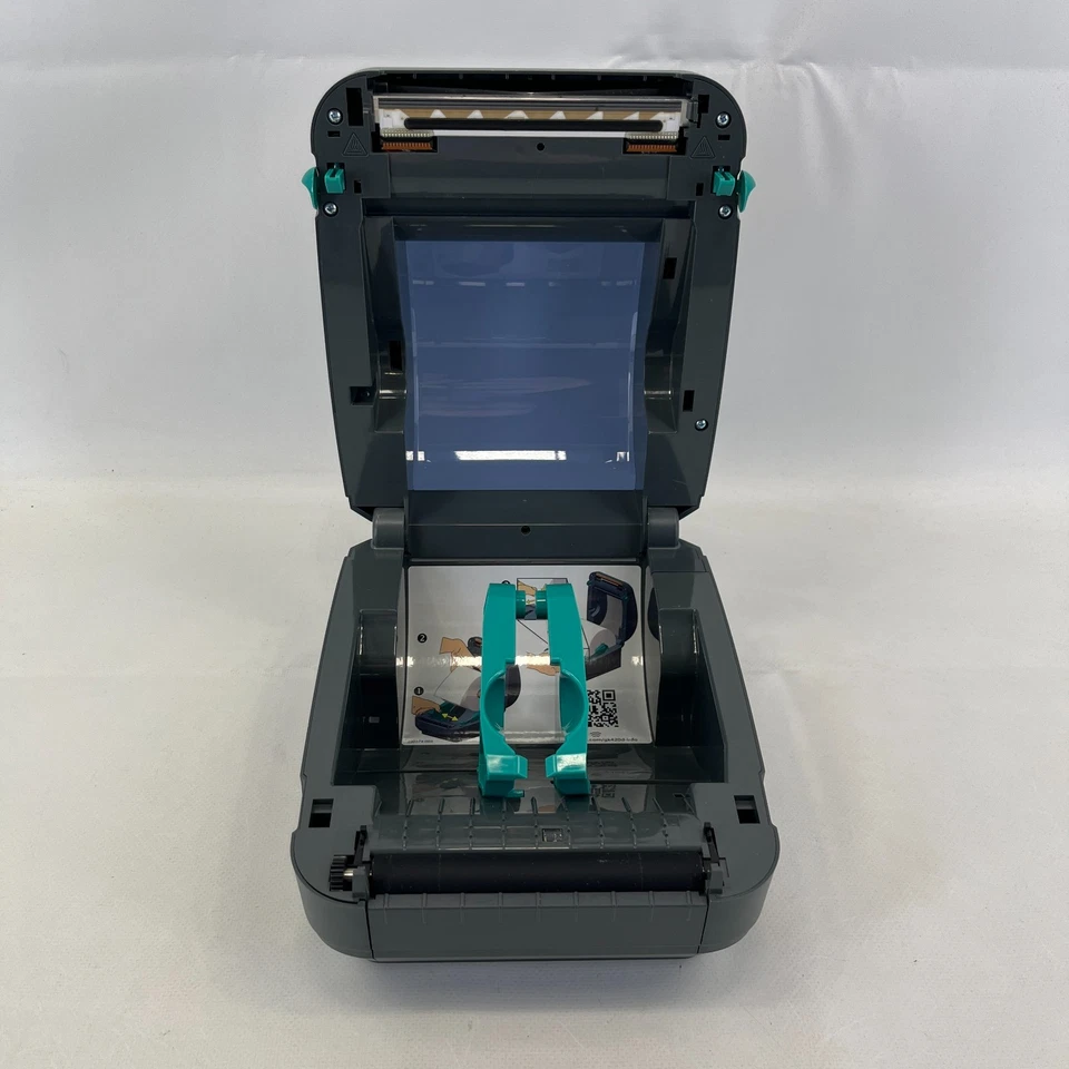 Zebra GK420d Thermal Label Printer & Power Cable Up to 6"x4" Tested & VGC - Image 4 of 4