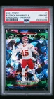 2024 Panini Prizm PATRICK MAHOMES II Green Ice Fireworks PSA 10 Chiefs 12A