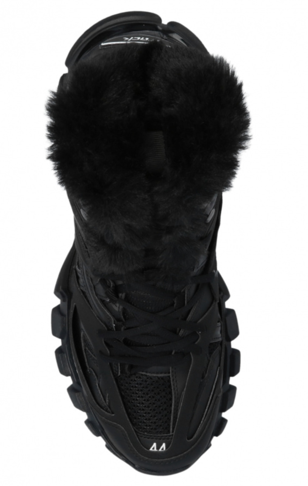 Balenciaga Track Hike Faux Fur-Lined Sneakers 'Black' thumbnail 3