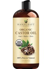 Handcraft Blends Organic Castor Oil - 16 Fl Oz - 100 Pure and Natural