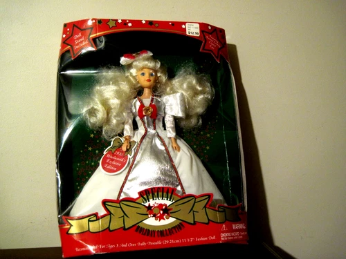 Vtg. 1996 Woolworth's Fashion Doll Exclusive Edition Special Holiday Collection