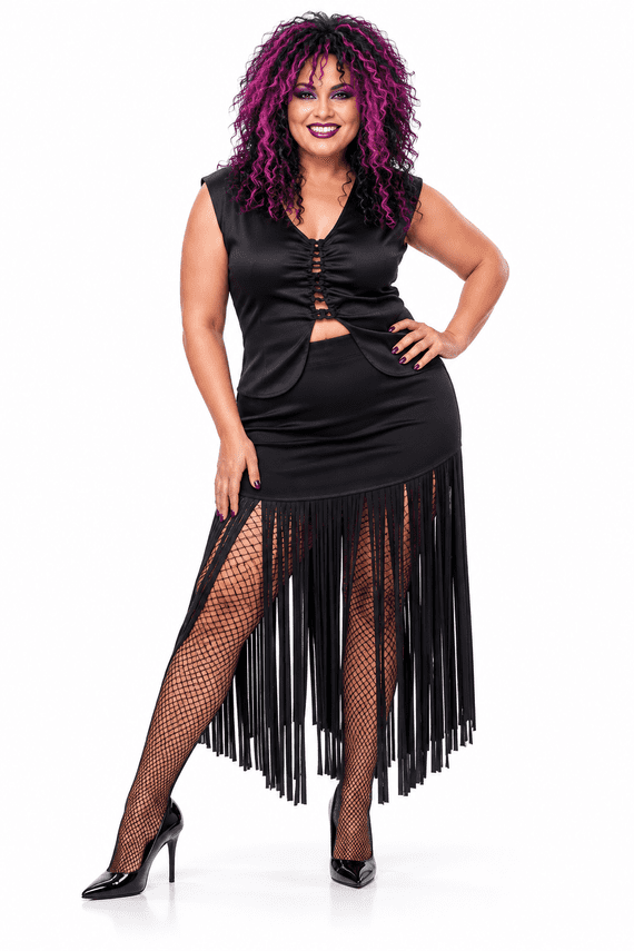 Ladies Velvet Seductress Costume Halloween Gothic Fancy Dress Vampire Outfit
