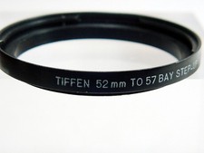 52mm-Bay 57 B50 Step-Up Adapter Ring  Metal  Tiffen  No box  New  8.95 