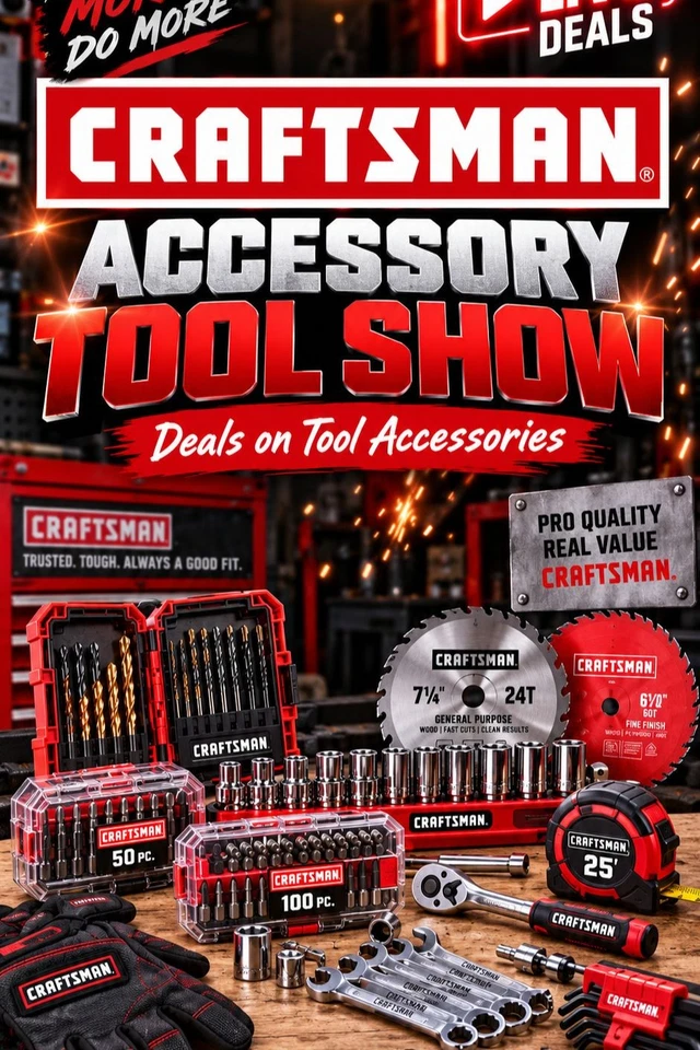 🔥 Craftsman TOOL ACCESSORY BLOWOUT 1$ STARTS