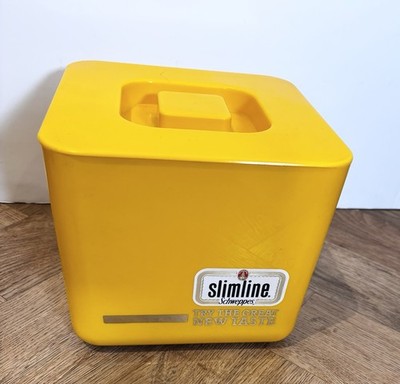 Schweppes Slimeline Tonic gelb Vintage Eiskübel - gebrauchter Zustand