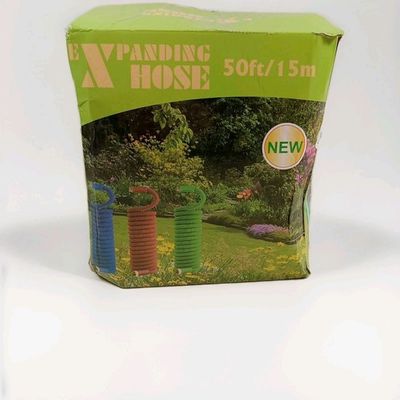 #ad #ad Expanding Hose 50ft Black And Blue New Open Box. 69 $25.00