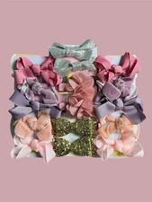 Assorted Girl  s Hair Bows  Clips Sets