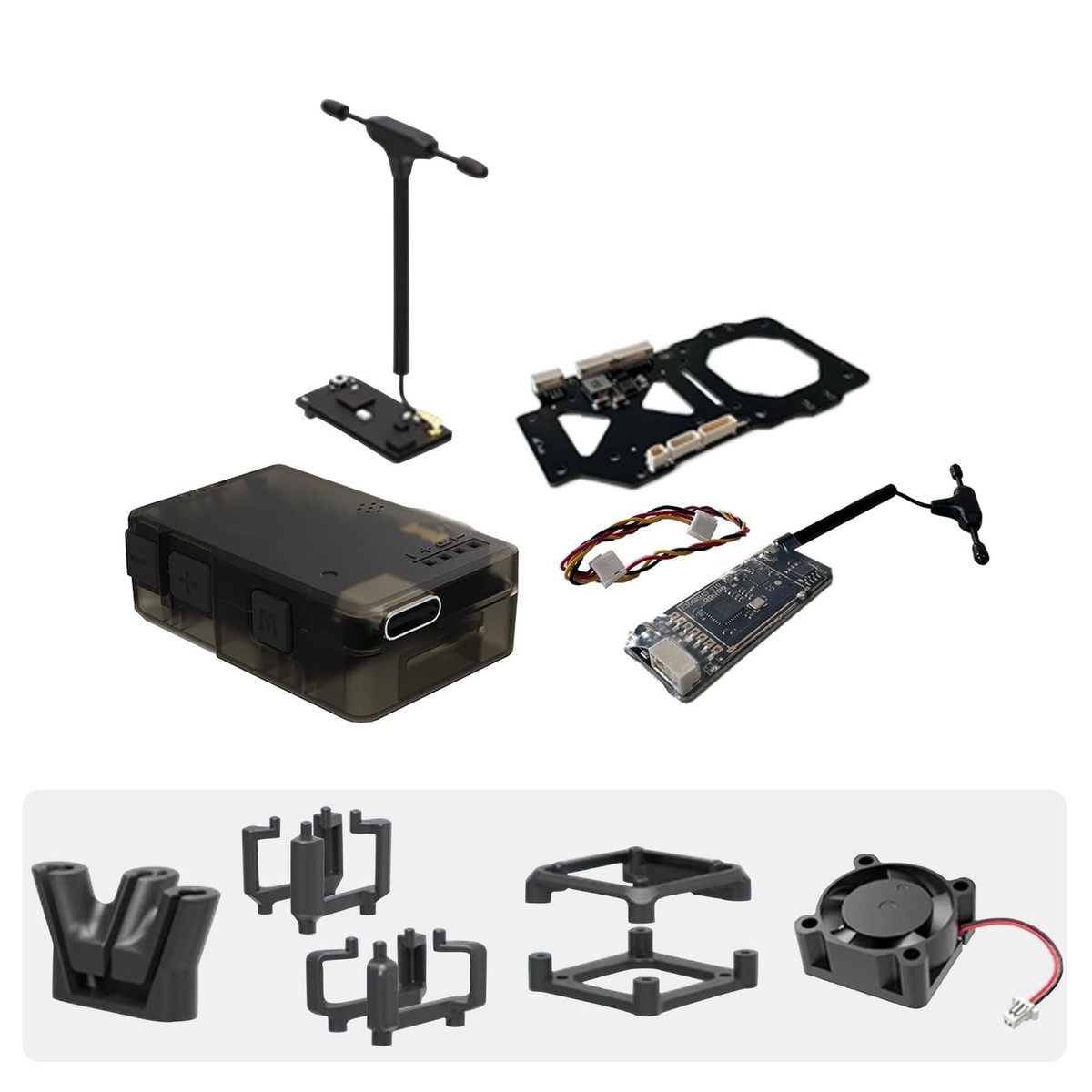 ホビーラジコン Dji vista runcam RunCam XF C-20T/C-20D FPV Gimbal Mount Kit with FPV Head Tracking