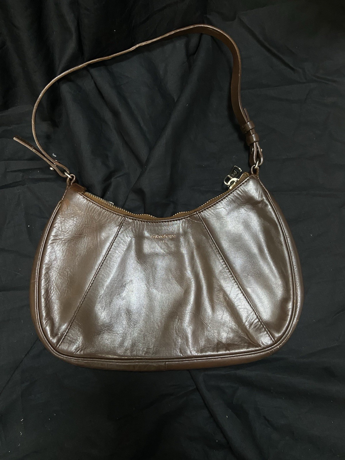 SAINT LAURENT borsa ysl mobasa mini marrone