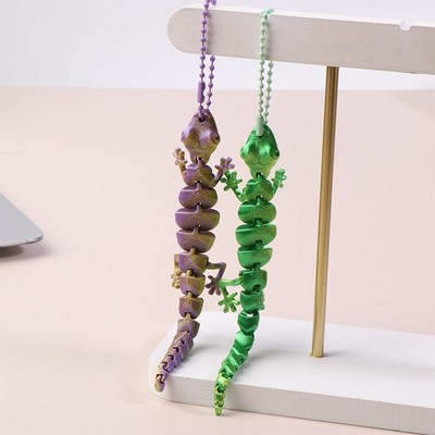 3D-gedruckter Gelenkwandgecko flexible Gelenkmodelle Stressabbau Spielzeug G_wo