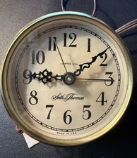 Vintage Seth Thomas Electric Clock Movement  – Works (Alarm Doesn't)
