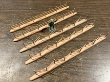 BMC Toys 1/32nd scale plastic battle beach obstacles lot