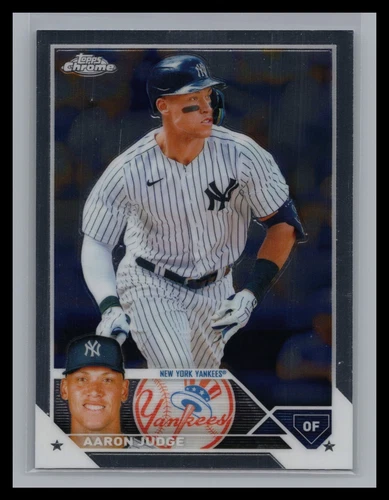 2023 Topps Chrome #62 Aaron Judge Base Set Card New York Yankees