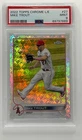 2022 Topps Chrome Logofractor Mike Trout #27 Los Angeles Angels PSA 9