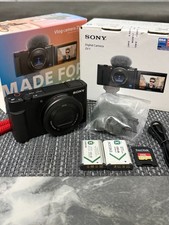 Sony ZV-1 20.1MP 4K Digital Vlogging Camera - Boxed + 128GB SD Card + Extras