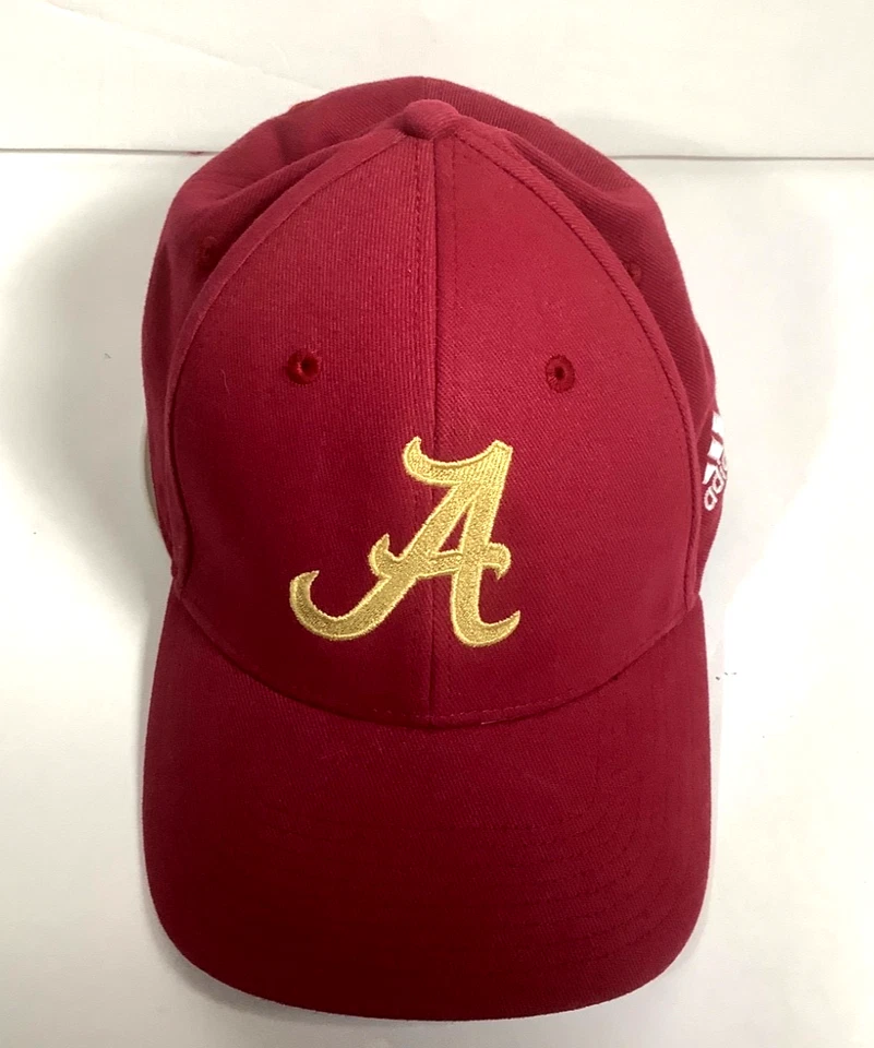 Alabama Crimson Tide NCAA Granate/Dorado Adidas Elastizado Ajustado Sombrero Para Hombres Talla Única Foto 2 de 4