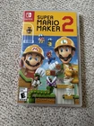 Super Mario Maker 2 Nintendo Switch Video Game CIB Tested and Working