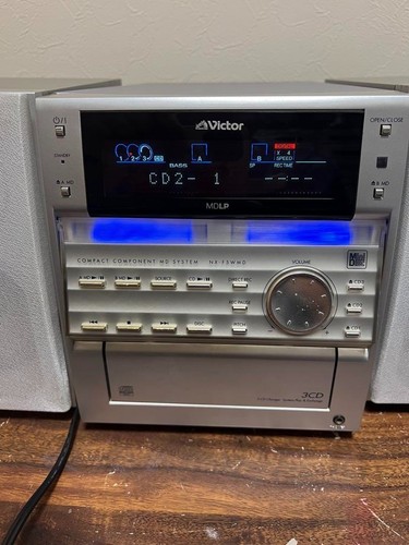 Victor NX-F5WMD Mini Component MD CD Cassette Deck Receiver Audio System Japan - Picture 3 of 11