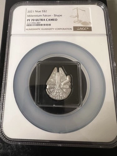 2021  Niue Millennium Falcon 1 oz NGC PF70  ultra cameo