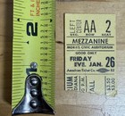 1-26 Morris Civic Auditorium Concert Ticket Stub South Bend Indiana IN Vtg — photo 3