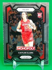 2024 WNBA Panini Monopoly Base Caitlin Clark RC #65