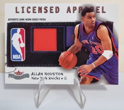 2003-04 Fleer Patchworks Licensed Apparel Jersey Number #AH Allan Houston /100