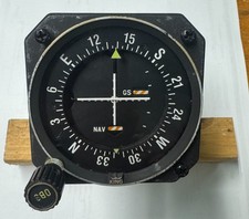 Bendix King KI-209 VOR/LOC/Glideslope Indicator - P/N-066-3056-01 - WORKING Bendix King KI-209 VOR/LOC/Glideslope Indicator - P/N-066-3056-01 - WORKING