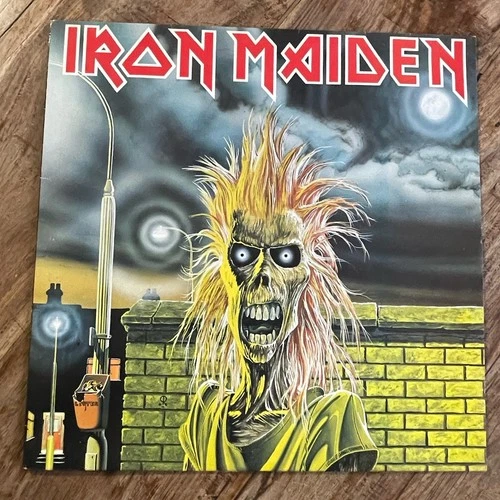 IRON MAIDEN - IRON MAIDEN   EX/VG+ VINYL LP / FIRST PRESSING 1980 UK