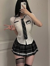 Sexy Lingerie Set School Girl Student Adult C...