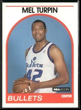 1989-90 HOOPS MEL TURPIN WASHINGTON BULLETS #316