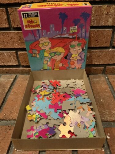 Vintage Alvin And The Chipmunks 100 pc Jigsaw Puzzle 1990 11.5"x 15" - Picture 2 of 3