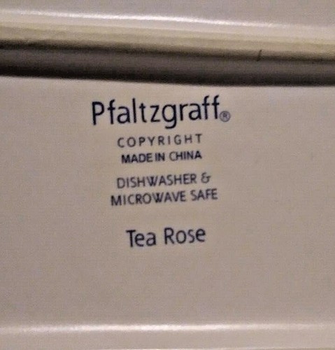 Pfaltzgraff Tea Rose Sled Serving Tray Ceramic Metal Holding Rack Centerpiece - Picture 9 of 9