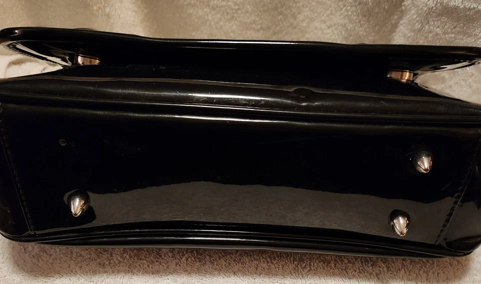 BOLSO RETRO ROCKABILLY LUX DE VILLE NEGRO USADO EN BUEN ESTADO Foto 3 de 4