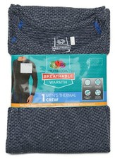 Fruit of the Loom 11187 NEW Men's Breathable Long Sleeve Thermal Crew Shirt