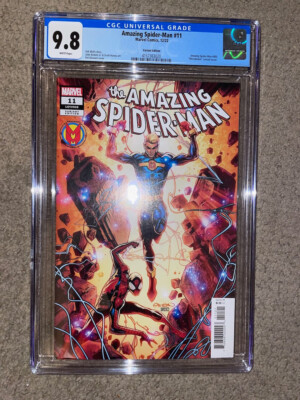 Amazing Spiderman (Volume 6) #11 CGC 9.8 Gleason Miracleman variant free ship