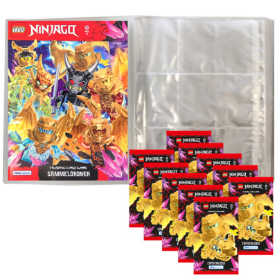 LEGO Ninjago Serie 8 Trading Cards - 1 Leere Sammelmappe + 10 Booster | eBay