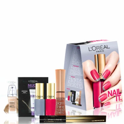 L'ORÉAL L’Oreal Paris Gloss It! Nail It! Wing It! Gift Set – Christmas Gift For Her