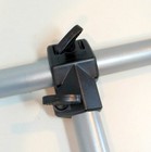 SIMMONS DRUM RACK  2 KEY "L" CLAMP SD300 SD350 SD500 SD550 CONNECTS 2 POLES