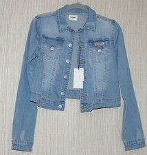 Hudson Blue Everyday rebel Distressed Denim Kids Jacket Size:XL