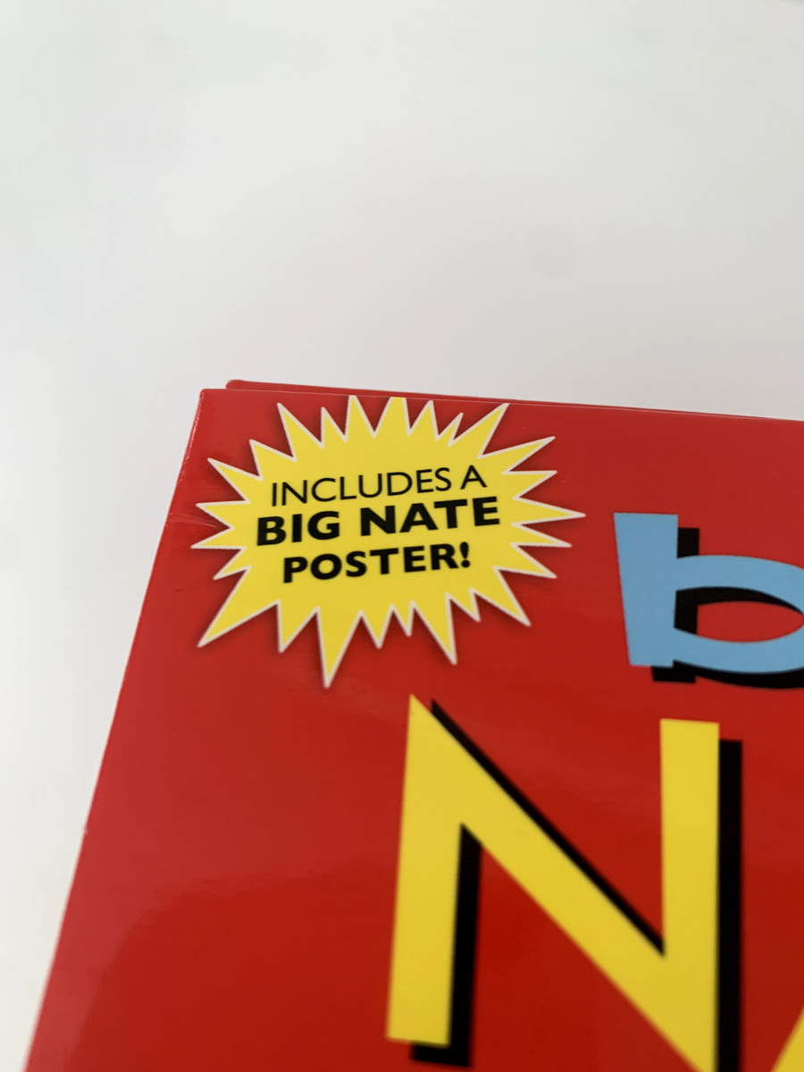 Big Nate Big Box of Comics by Lincoln Peirce with poster 8 books
