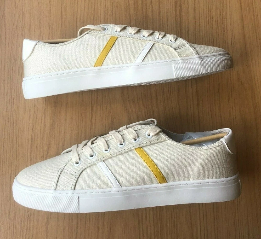 Plimsolls with side best sale stripes
