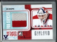 Don Beaupre 10/11 ITG Between The Pipes Game Used Jersey #1/1