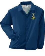 Masonic Past Master Coaches Jacket / Windbreaker Embroidered 824-3100