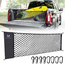 Truck Bed Net Pickup Cargo Net Rear Car Trunk Compatible with Chevy Silverdo